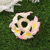 AWAYTR Artificial Plumeria Headbands High Elastic Cotton Rope Ponytail For Women Hair Ties Holders Rubber Band Korean Headdress
