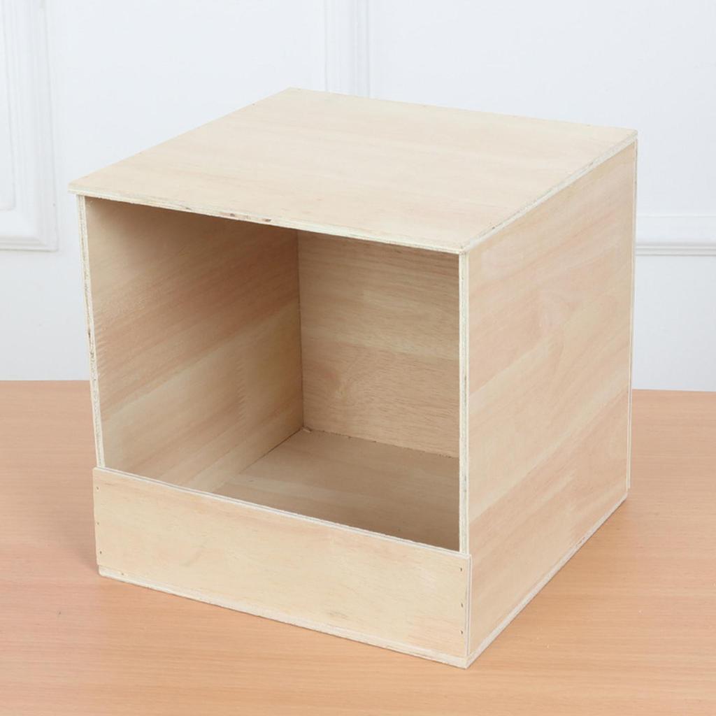 Parakeet Nesting Box Wood Breeding Box Bird Nest Wooden Pigeon Nesting Box for Cockatiels