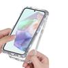 For Samsung Galaxy A55 5G Case Acrylic+TPU Phone Cover HD Transparent
