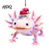 Animal Themed Holiday Decorations Christmas Hanging Ornaments with Lanyard Cute Double Sided Pendant 2026 Creative Shaped Gifts Santa Hat