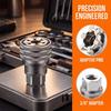 Llave de vaso universal multifunción autoajustable mejorada 10 mm-19 mm Herramienta de mantenimiento DIY para trinquete de 3/8" Llave dinamométrica y taladro eléctrico