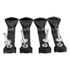 4 Piece Hood Strap Panel Latch Kit for SKI DOO REV MXZ GSX GTX Models OEM 517302448 622323 ABS Material Strong Lock
