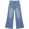 Ledin Lyocell Tencel Washed Flared Denim Jeans