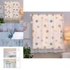 Playful Cartoon Blackout Drapes With Sophisticated Lace Accents And Hassle-free Velcro Mounting