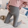 Women's Maternity High Waist Leggings Slim Ankle Pants Solid Color High Stretch Belly Support Casual Trousers