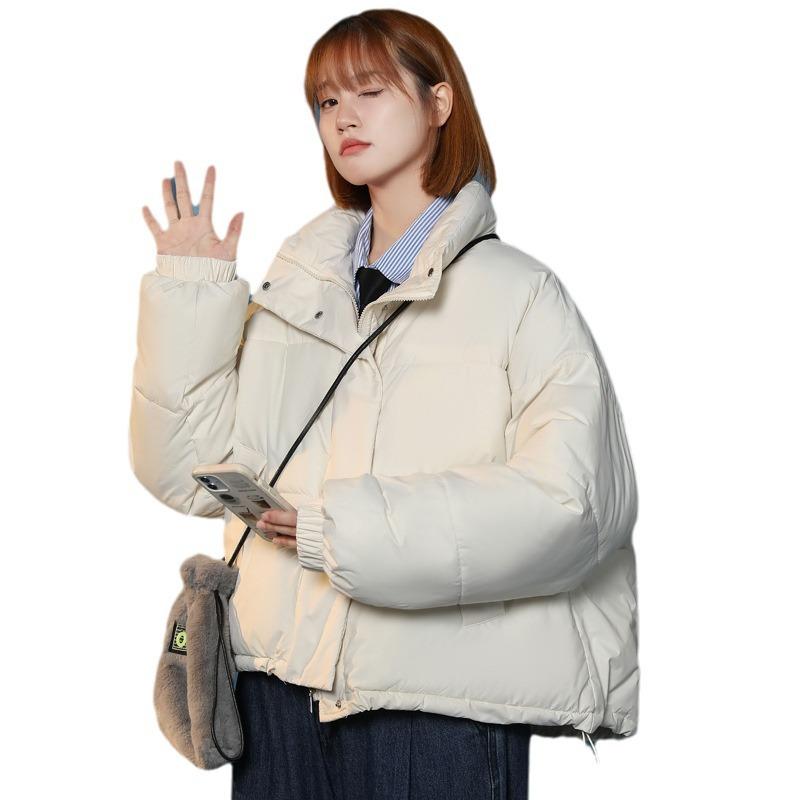Winter down cotton jacket women's 2025 new versatile design bread jacket ins thickened jacket trend