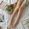 Sexy Lingerie Olie Glanzend Dameskousen Kant Siliconen Boven de Knie Zijden Kousen Paaldansen Dames Hold-up Kniehoge Sokken