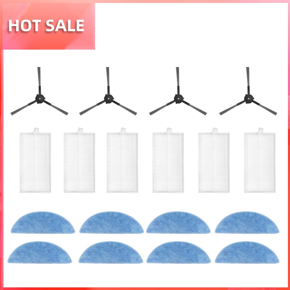 Compatible For ECOVACS Y1 PRO, YEEDI Y1 PRO Robot Vacuum Replaceable Parts Main Roller Side Brush HEPA Filter Mop Pad Cloth