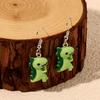 Shape Dinosaur Animal Earrings With Handcrafted Art For Women Jewelry Casual