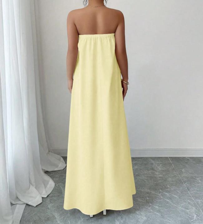 Summer European Style Fashion Casual Print Maxi Dress Women Clothing