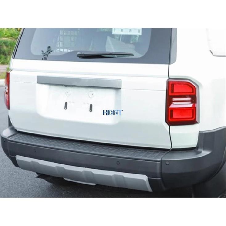 Car Styling Protector Decoration Accessories Rear Trunk Tail Gate Molding Trim For Toyota Land Cruiser 250 LC250 Prado 2024 +