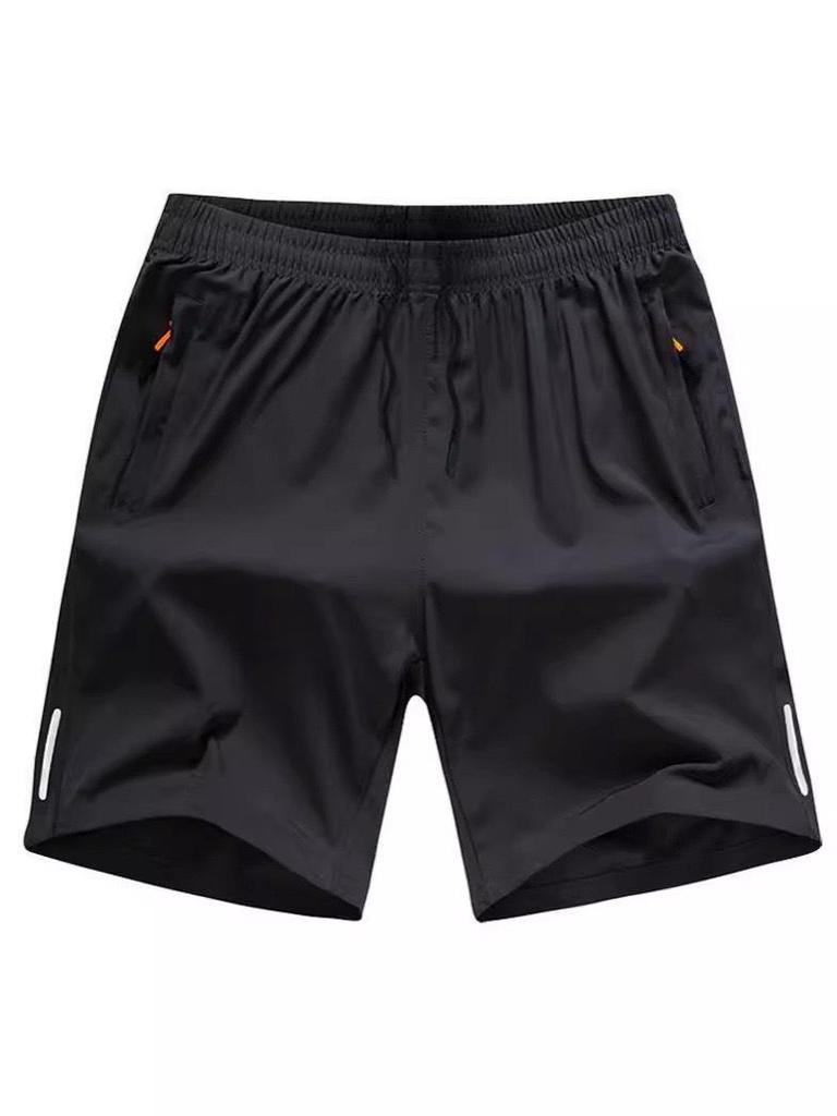 Men's Summer Quick-Dry Ice Silk Loose Sports Shorts - Casual Beachwear