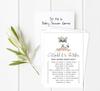 Inkdotpot Floral Raccoon Baby Shower Game Set Of 50 BabyA  AlphabetA  ABCA  Game Gender Neutral Party