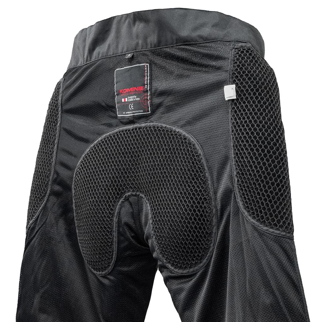 KOMINE PK-7293 Protective Riding Mesh Pants 3D 07-7293 Men's Black XS