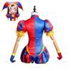 The Amazing Digital Circus Pomni Cosplay Costume Cartoon Outfit Hat Gloves Socks for Halloween Party Adults Costume Cos Full Set