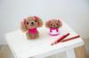 Hamanaka Craft Cute Amigurumi Toy Poodle Parent and Child Pack H301-515