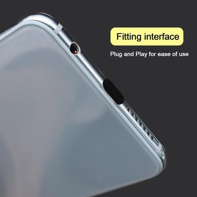 10 ks Silikonové prachové záslepky Typ C Ochrana nabíjecího portu Zátky Kryt pro chytrý telefon Protiprachová zátka