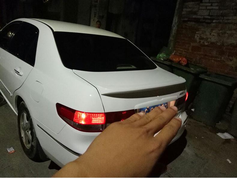 Seventh Gen Accord Rear Spoiler Top Spoiler 2003-2007 Modified Horizontal Pressure Tail