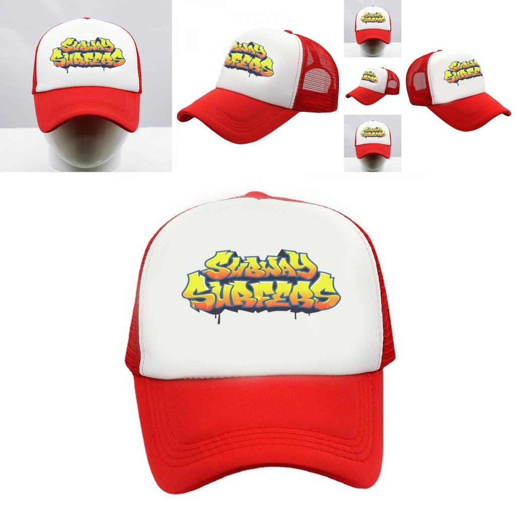 Boné de Beisebol Subway Surfers Proteção UV Respirável Unissex Chapéu de Verão ao Ar Livre Para Fãs