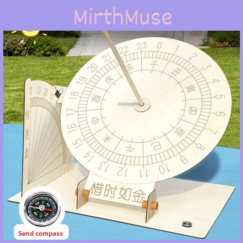 Scientific Experiment Large Equatorial Sundial Model With Shadow Timer For Student Educational Kits