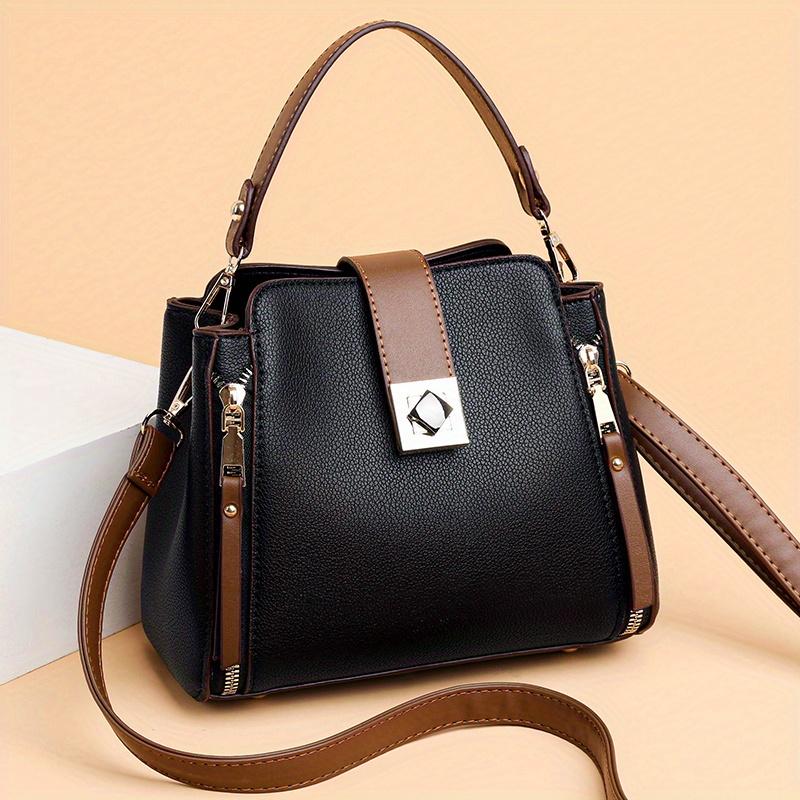 Elegant Anti-Theft Crossbody Handbag: Adjustable Strap, Secure Zip Closure, Durable & Perfect for Any Occasion