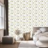 Wallpaper Flowers White and Light Gray for the Living Room and Bedroom 50x1000