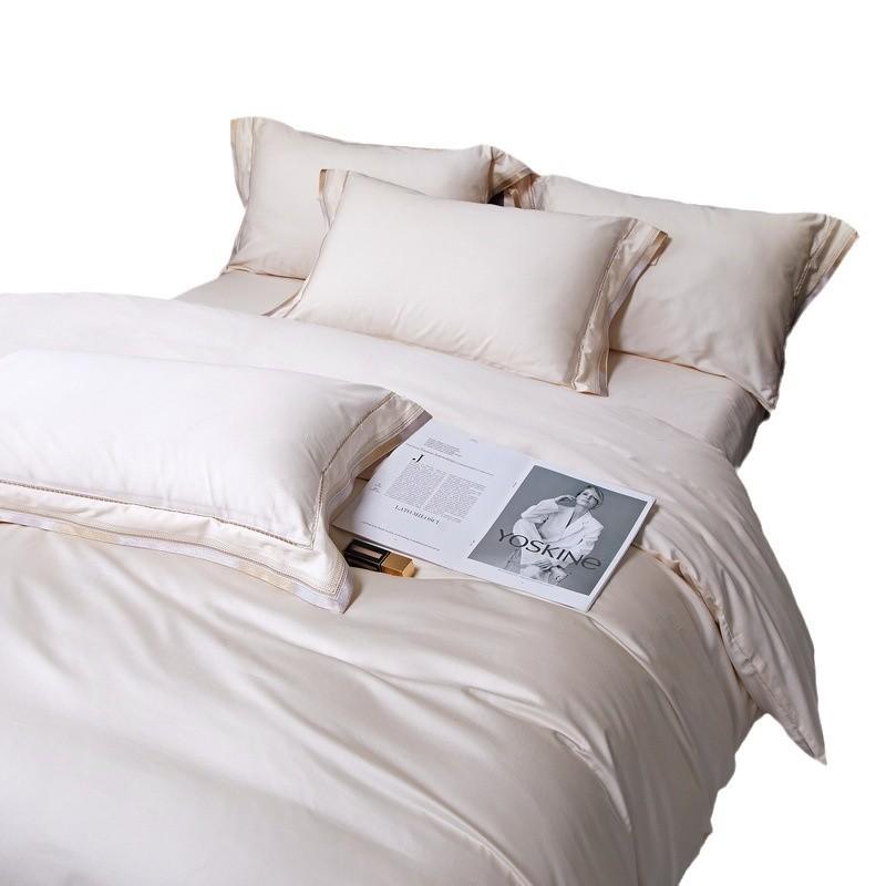 Class A Maternal And Infant Grade 100S Long-Staple Cotton Four-Piece Set Can Sleep Naked 100 Quilt Covers, Bed Sheets, Quilt Covers, Bedding