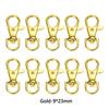 10Pcs/Lot 23/32/36/38mm Lobster Clasp Hooks Keychain 6 Colors DIY Jewelry Making Finding for Necklace Bracelet Chain Supplies