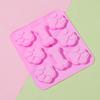 Puppy Dog Paw Handmade Bone Shape Ice Cube Tray Silicone Molds Chocolate Baking Mould Cake Making