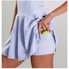 New Waist Hugging Sports Dress With Women'S Zipper, Anti Glare Tennis Suit, Outdoor Running And Fitness Tennis Skirt