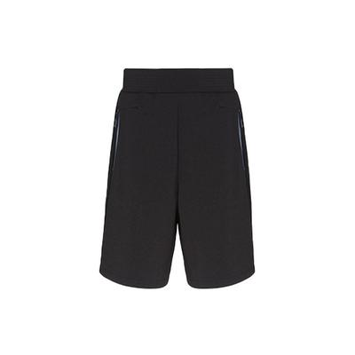 EA7 SS22 Solid Logo Loose Casual Shorts Men Shorts Black 3LPS85-PJAHZ-1200