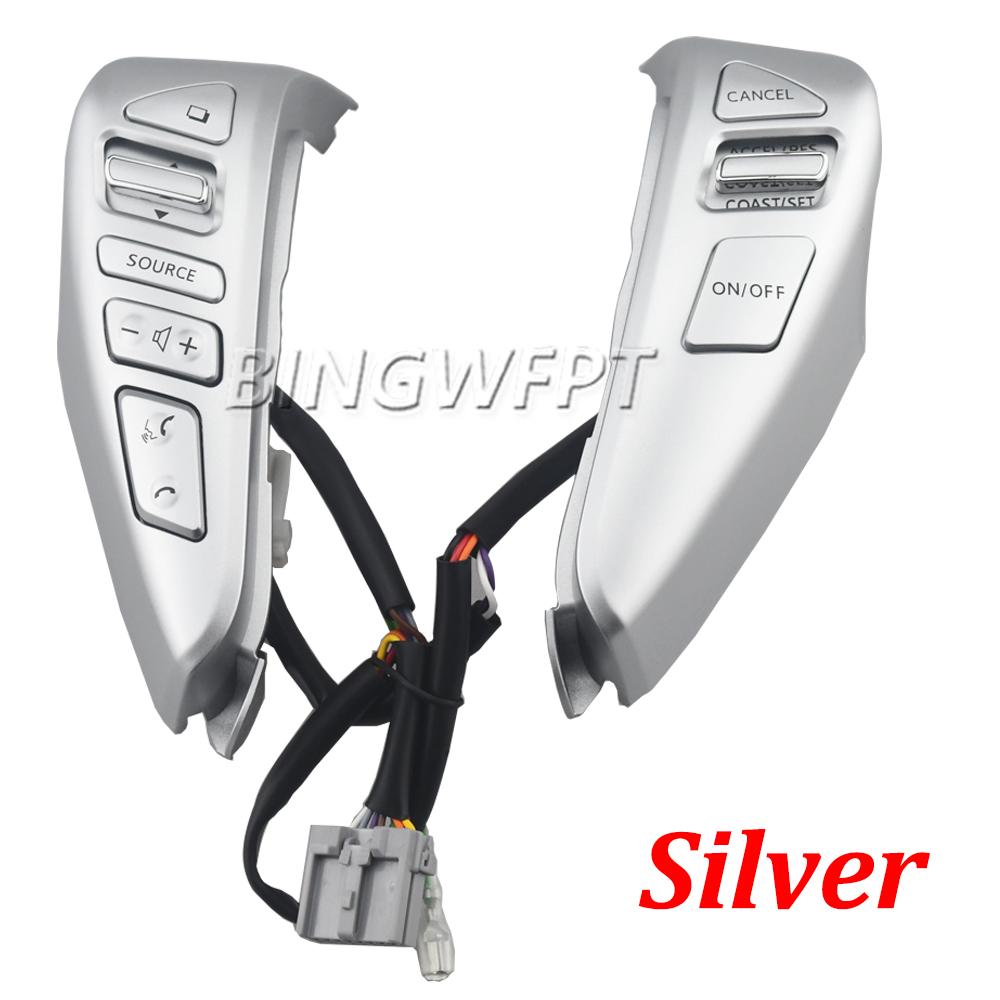 Steering Wheel Buttons 25550-3DA6A For Nissan Sylphy 2012 2013 2014 2015 New Cruise Control Switch Audio Volume Button Switch