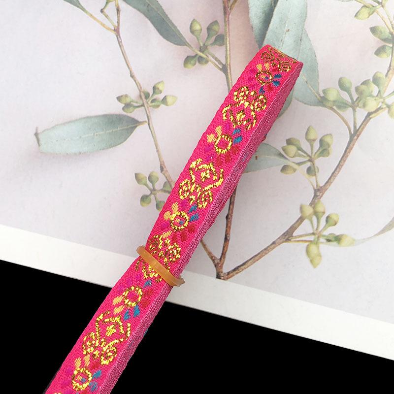1cm Ethnic Embroidery Lace Trim for Dance Costume and Clothing Accessories