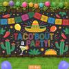 2D Plane, [Party Banner] 2D Plane Banner, 1 Piece, Vibrant "Taco Bout A Party"yzb