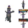 Halloween Cat Inflatable Costume With Animal Cartoon Walking Suit For Kids And Adults