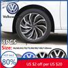 2026 Hot For VOLKSWAGEN VW 4Pcs 56/60/65/70/75/80/90/100/120mm 3D Car Wheel Stickers Center Hub Cap Emblem Badge Decal For VW GT