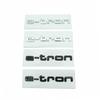 E Tron Badge Car Stickers for Pure Electric Rear Mark New Audi E-tron Logo Sports Modified Rear Displacement Refit Decals