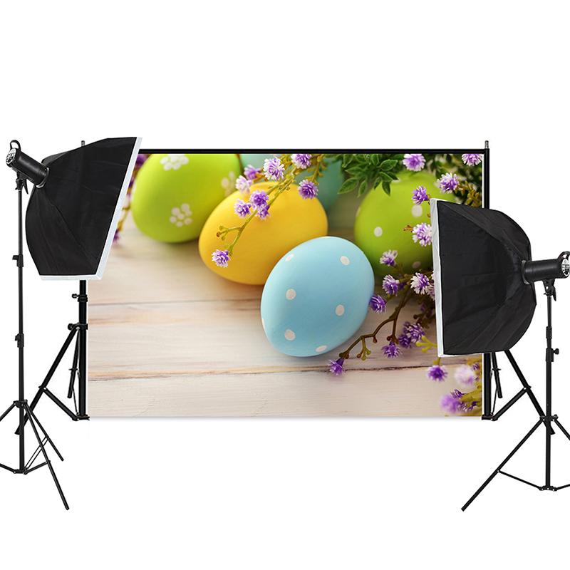 Easter Theme Background Cloth Egg Bunny Backdrop Photography Photographic Party Decor Background Photo Studio
