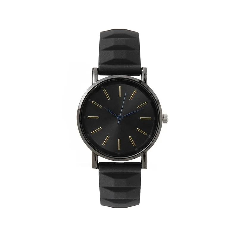 Simple Blue Ladies Dress Quartz Watch Fashion Silicone Stripes Women Brands Clocks Wristwatches Female Sports Quartz Clock Gifts