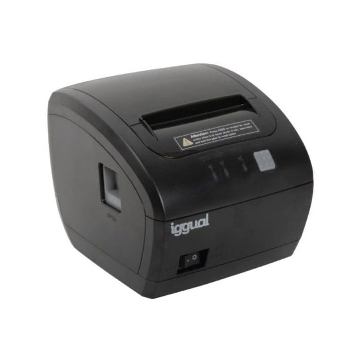 Iggual TP7001 Impresora Térmica De Tickets USB+RS232+RJ45 Negra
