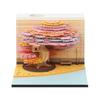 Calendrier 2026 Notes Adhésives Sculpturales 3D: Grappes Florales Créatives & Cadeaux Ornementaux Personnalisables