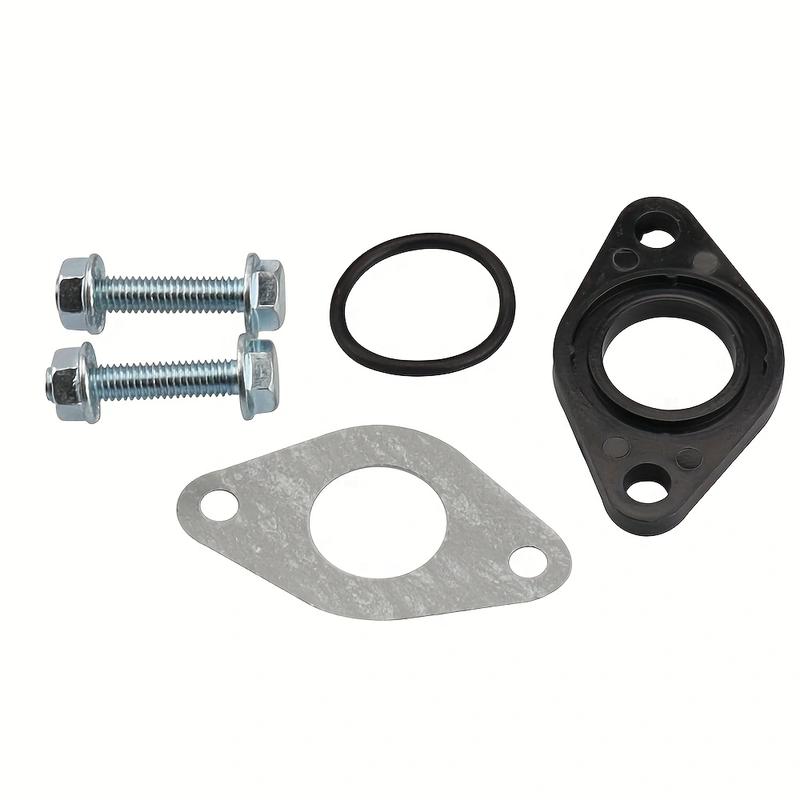 Motorcycle Carburator Intake Pipe Manifold with Gasket Screw Kit For 50cc 70cc 90cc 110cc 125cc Engine Pit Dirt Bike ATV Quad
