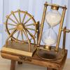 1PC Nostalgic Retro Ferris Wheel Hourglass Office Desktop Decoration Ornament, Birthday Gift and Holiday Gift for Classmates