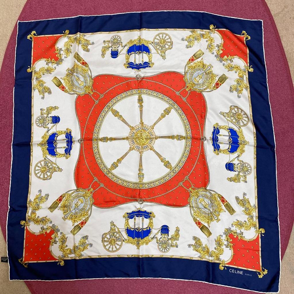 [USED] Authentic Celine 100% Silk Scarf