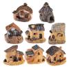 8 Style Mini Small House Cottages Diy Crafts Figure Ornament Garden Landscape