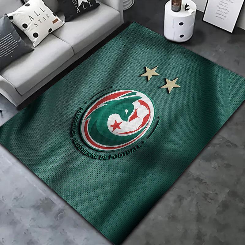Algeria National Football Carpet Rug for Living Room Bedroom Home Sofa Decoration,Kids play Non-slip Floor Mat
