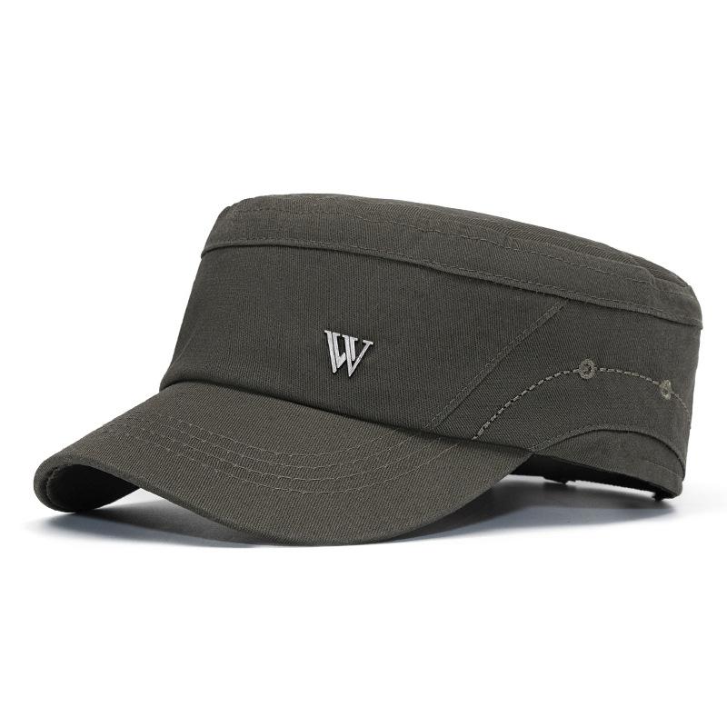 

Cotton Men s Flat Cap Spring Summer Outdoor Sun Protection Cap Baseball Cap армія зелений колір
