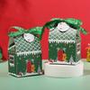 10Pcs Kraft Paper Christmas Gift Box Xmas Ornament Packaging Boxes New Candy Bags  New Year