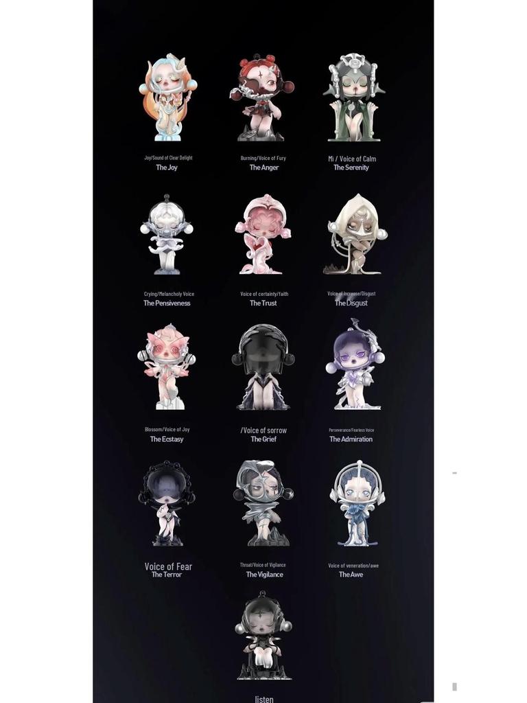 POPMART Sound Series Hand-Painted Figure Toy Souvenir 