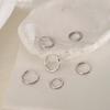 3Pair Stainless Steel Minimalist Huggie Hoop Earrings for Women Gold Color Tiny Round Circle 8/10/12mm Punk Unisex Rock Earring